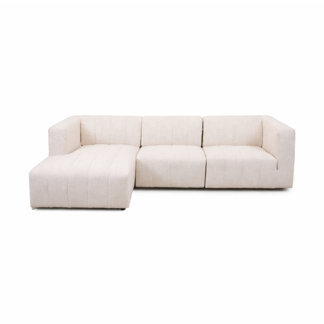 Lauriston Premium Fabric 3 PCs Sectional - Monique Beige