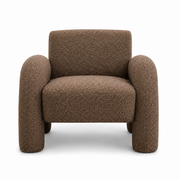 Leni Premium Bouclé Accent Chair – Bisque