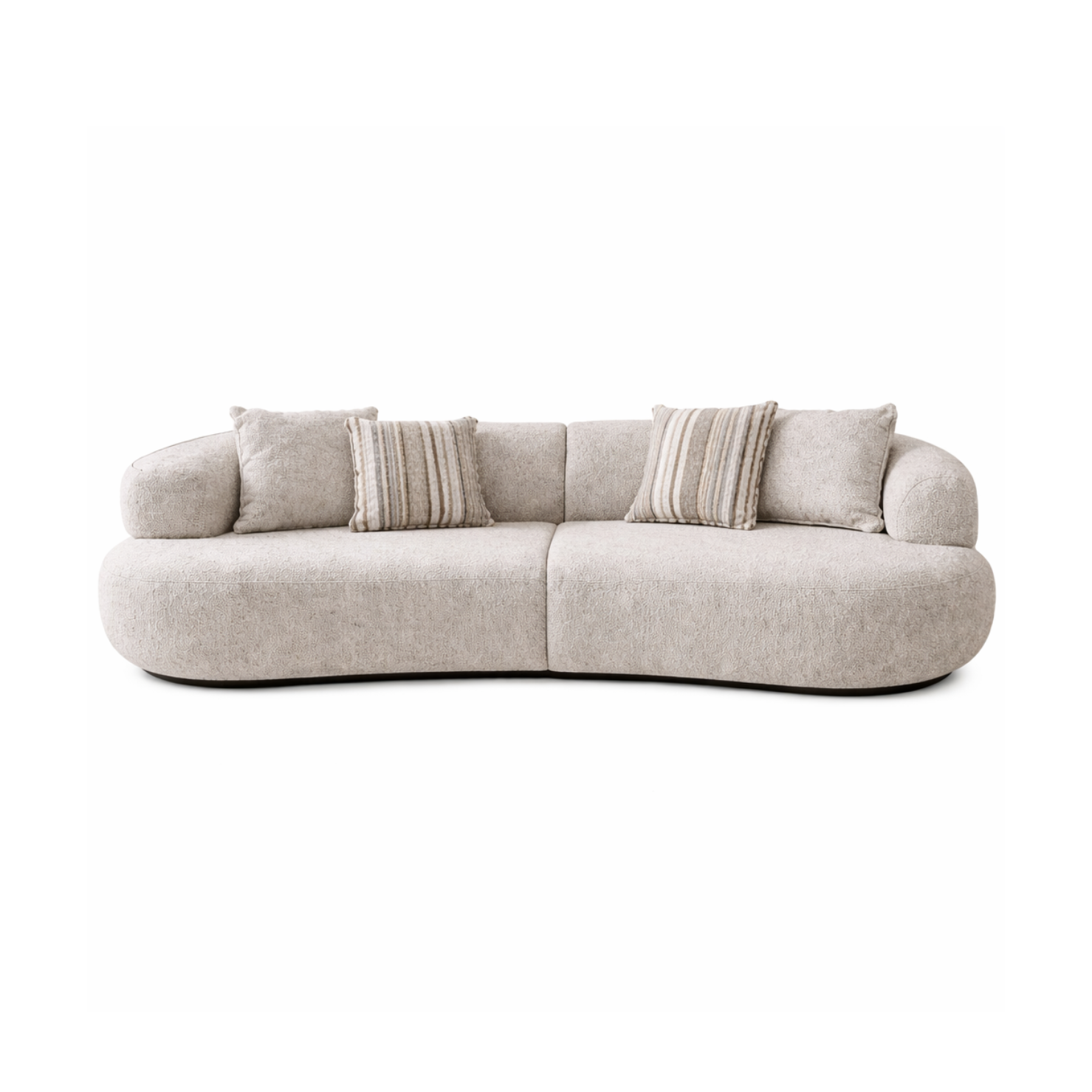 Leona 2-Piece Modular Curved Sofa