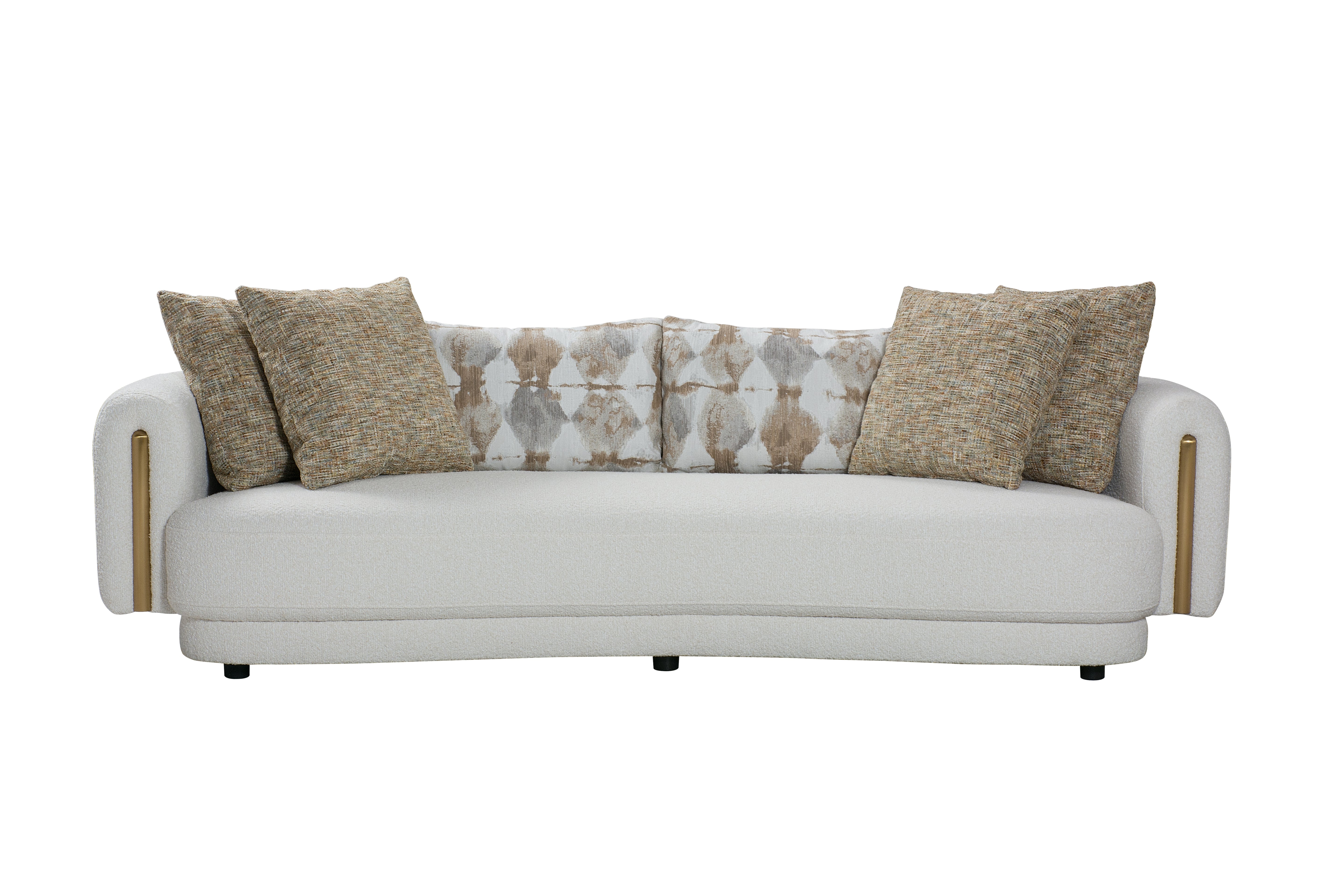 Velmora Upholstered 4-Seater Sofa
