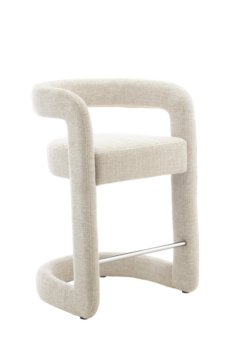Inara Modern Upholstered Counter Stool