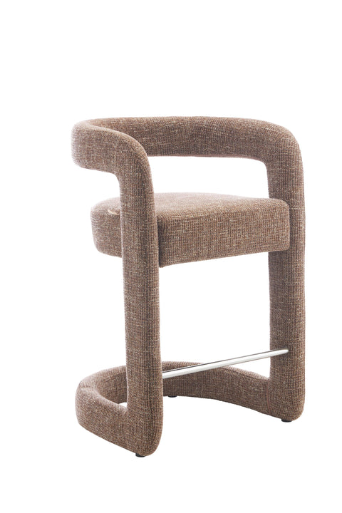 Inara Modern Upholstered Counter Stool