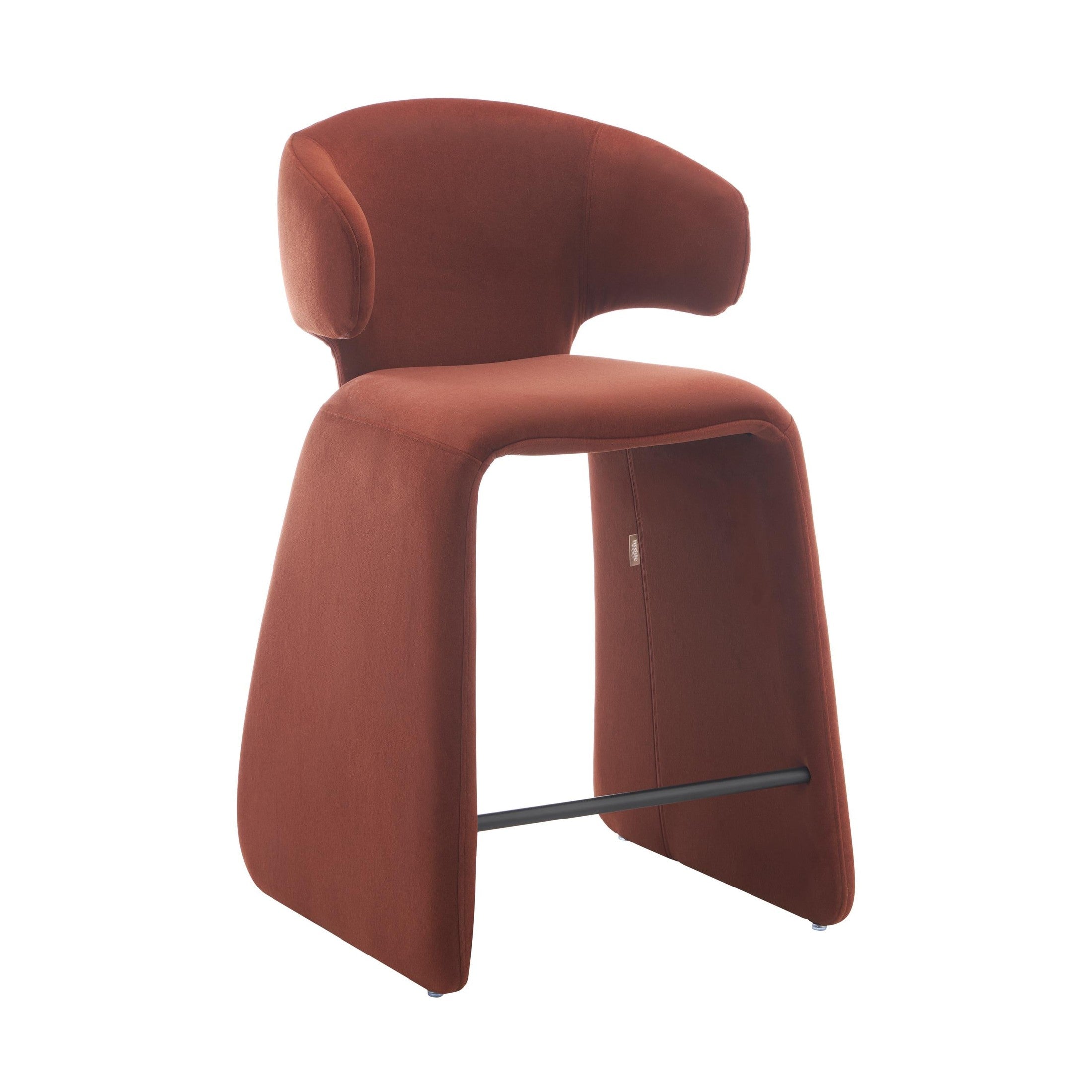 Tessa Modern Counter Chair – Fully Upholstered Comfort