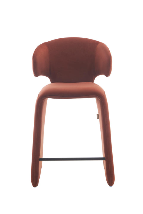 Tessa Modern Counter Chair – Fully Upholstered Comfort