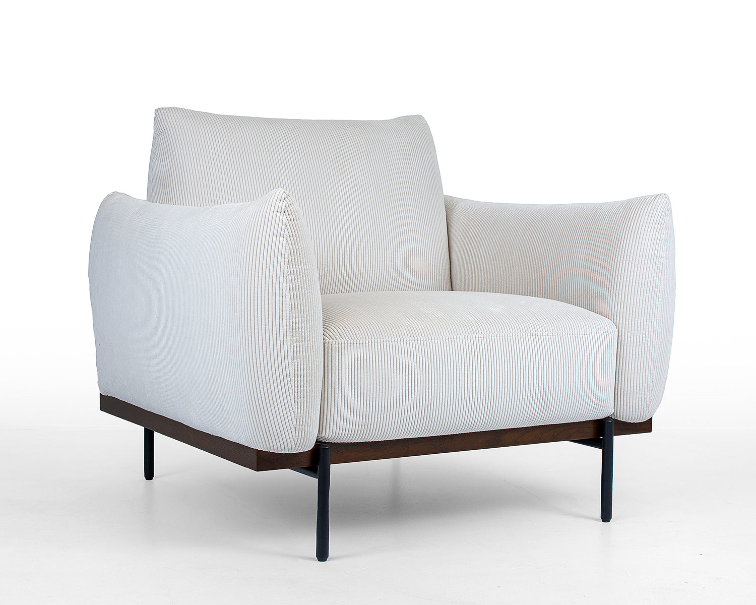 Meela Accent Chair - White