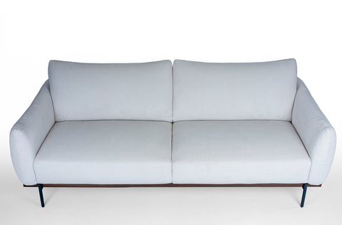 meela sofa with sturdy solid wood frame 