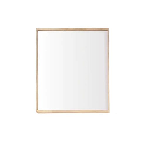 Elvyn Mirror W28 inch - Solid Acacia Frame