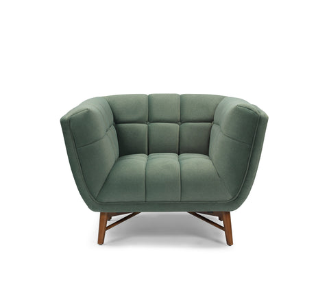 Kitsilano Accent Chair - Velvet Mohair Green