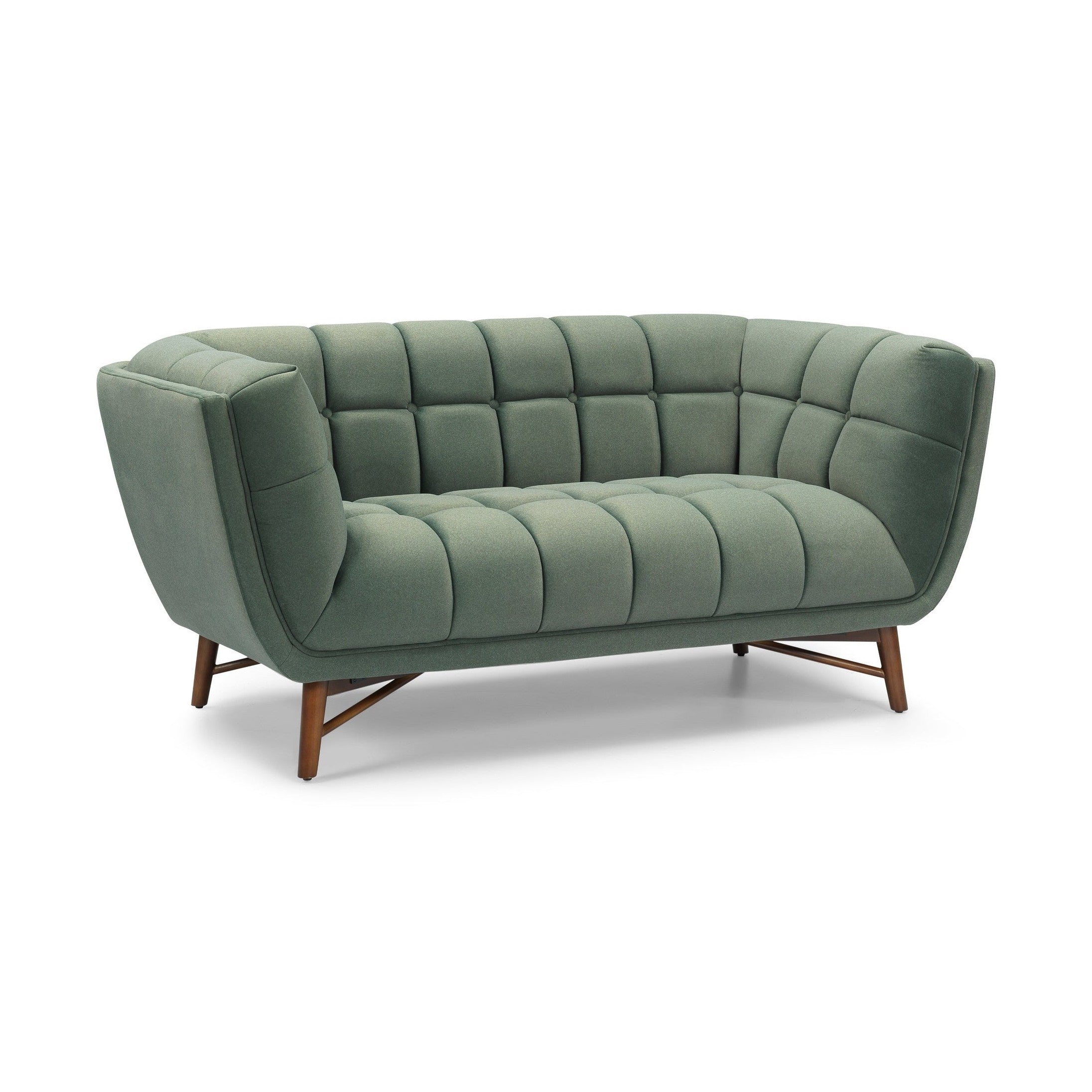 Kitsilano Loveseat - Premium Velvet Green