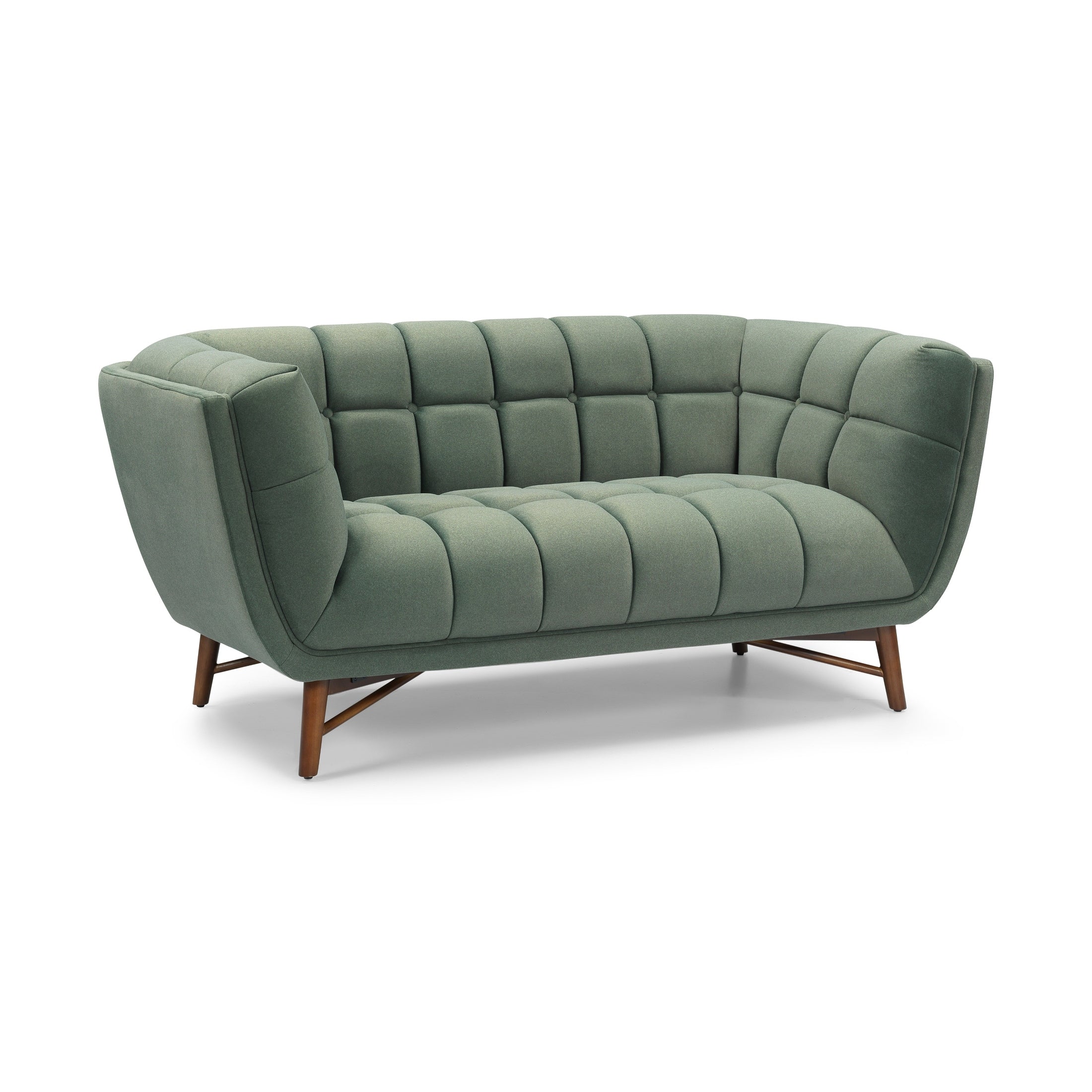 Kitsilano Loveseat - Premium Velvet Green