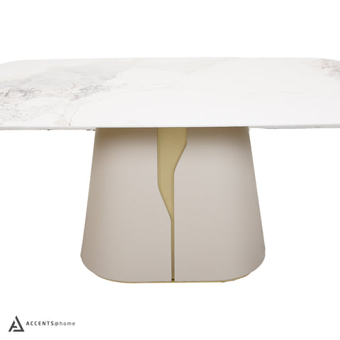 Maiia Ceramic Top Dining Table
