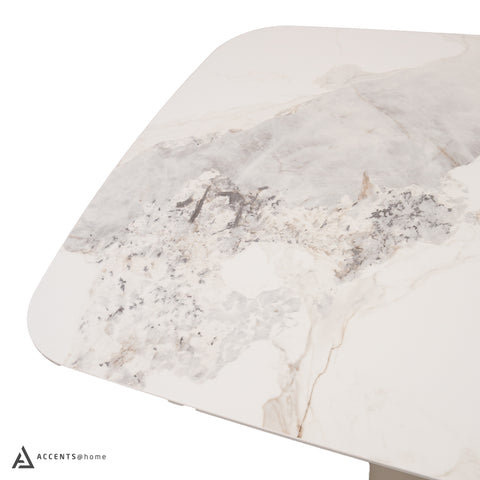 Maiia Ceramic Top Dining Table