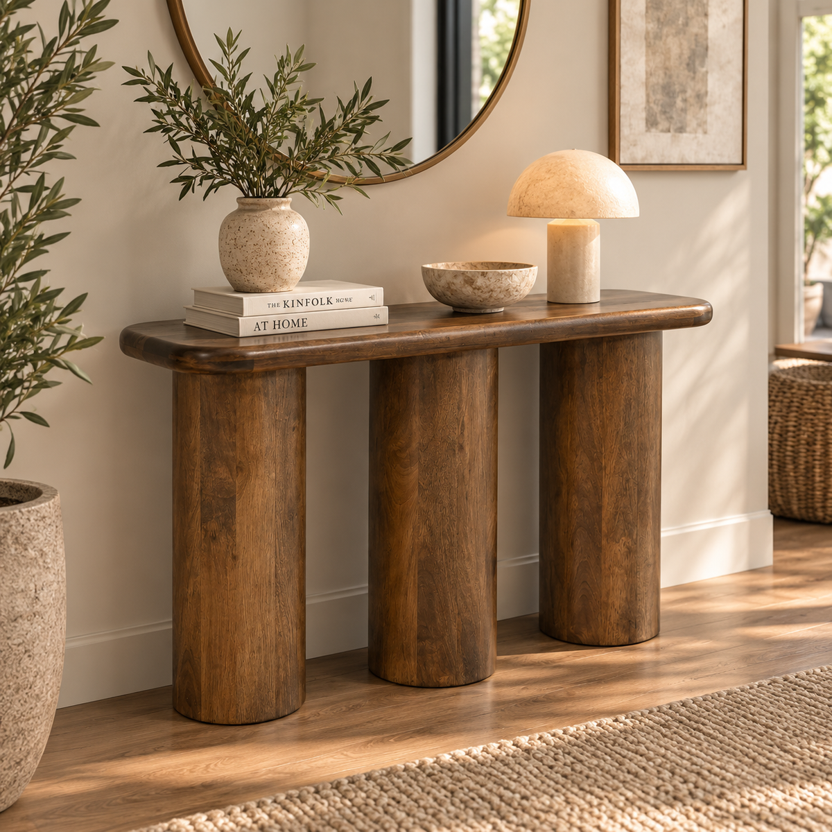 Mandara Solid Mango Wood Sofa Table
