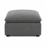 Marliss Ottoman - Vinci Ash