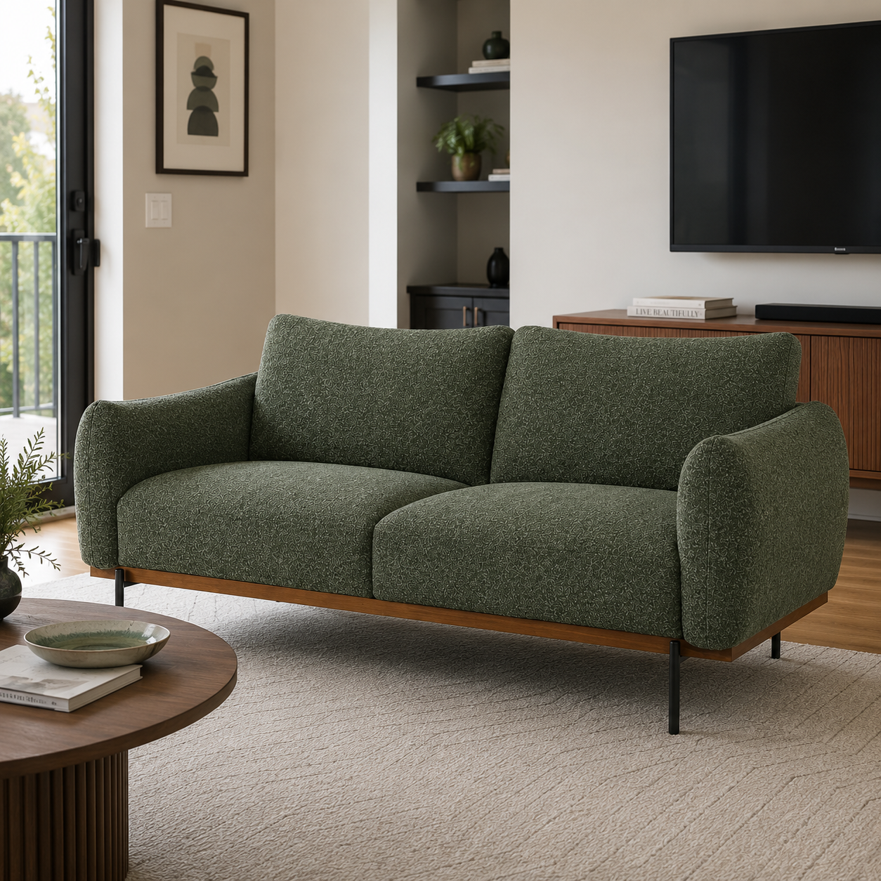Meela Loveseat - Green
