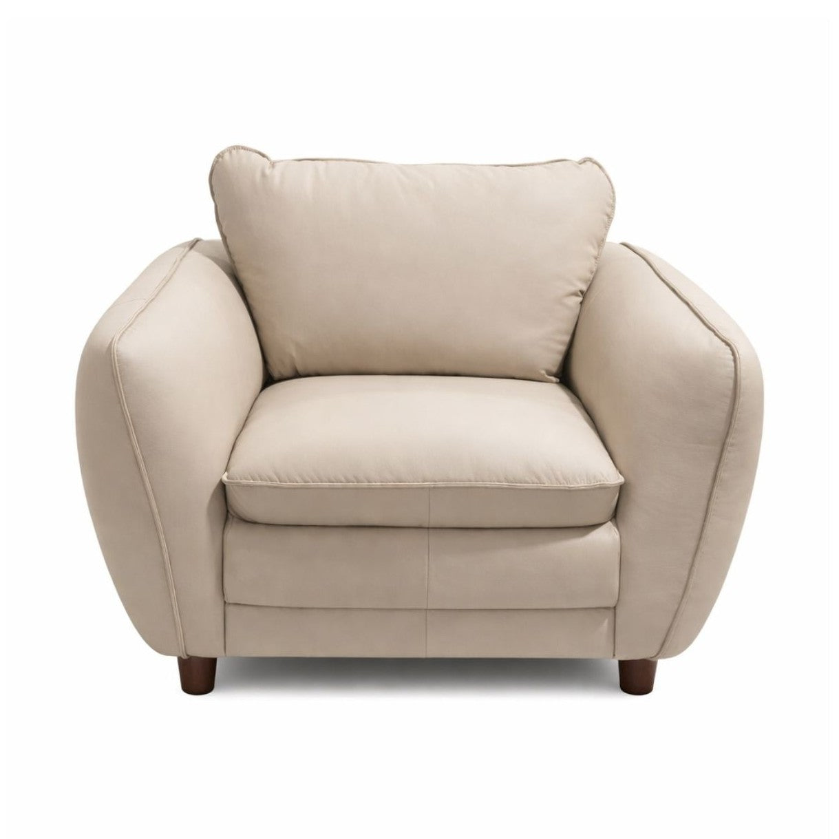 Merino Genuine Leather Accent Chair