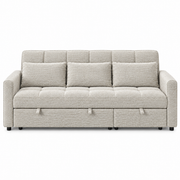 Skylar Pull-Out Sleeper Sectional – Pearl Beige
