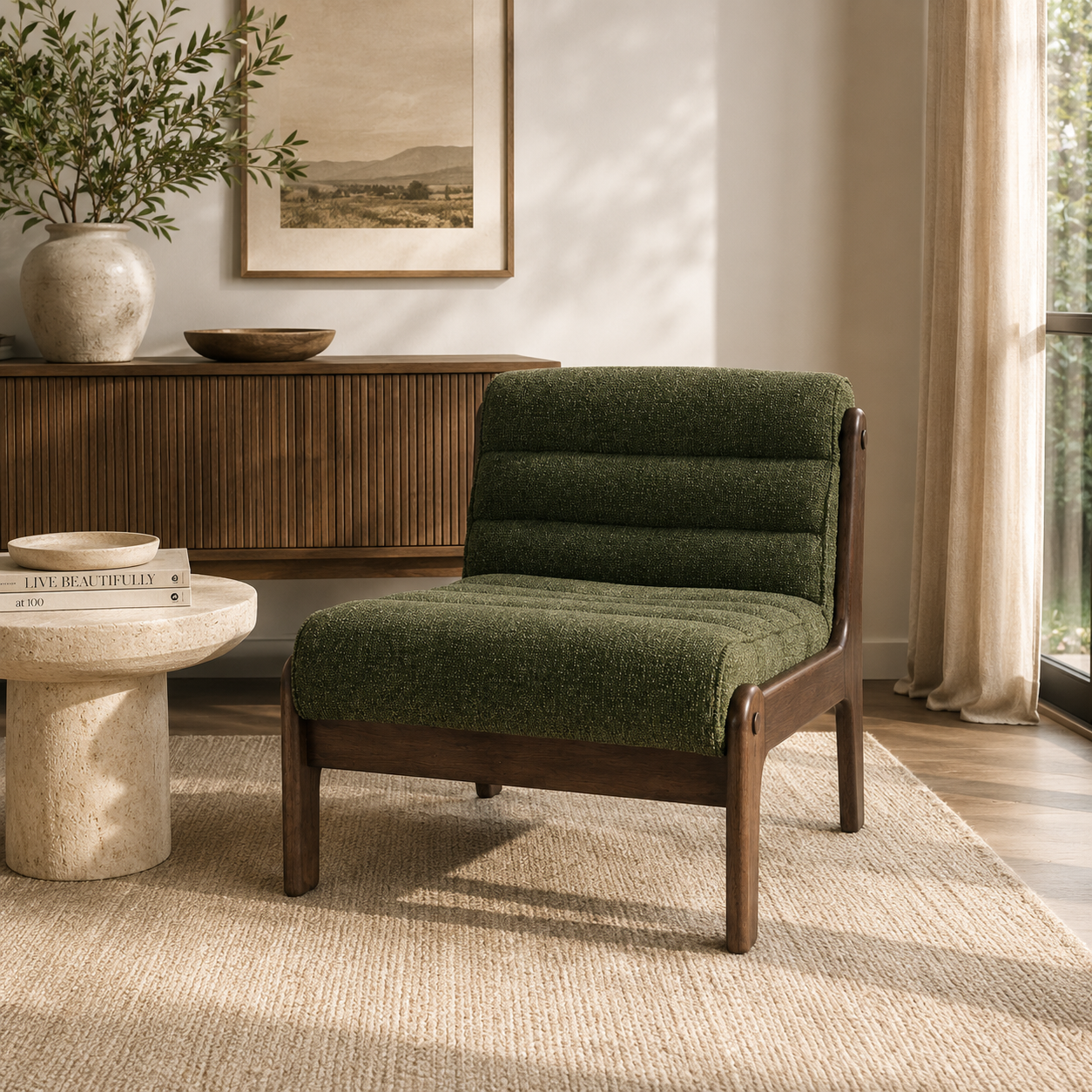 Mirelle Accent Chair – Green