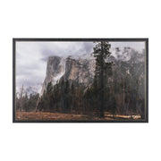 Misty Mountain Hand-Embellished Textured Framed Art Print