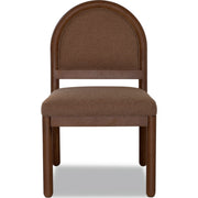 Astor Upholstered Arc Back Dining Chair – Claystone