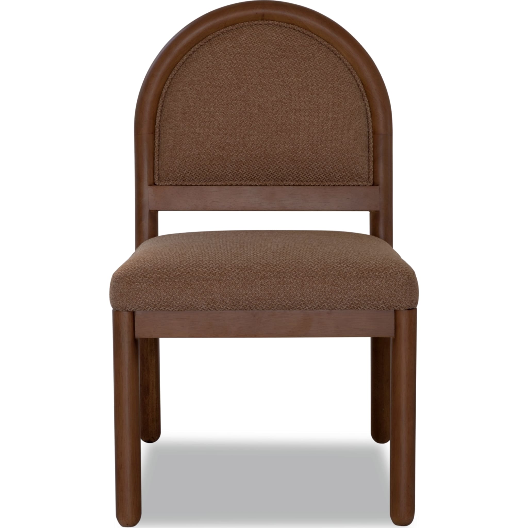Astor Upholstered Arc Back Dining Chair – Claystone