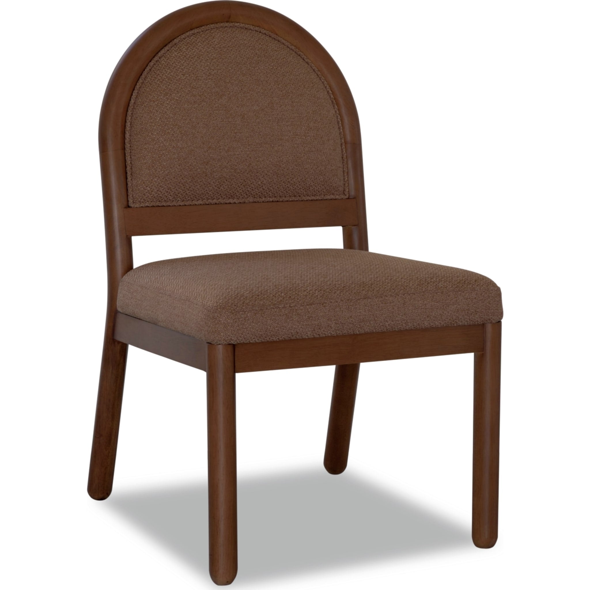 Astor Upholstered Arc Back Dining Chair – Claystone