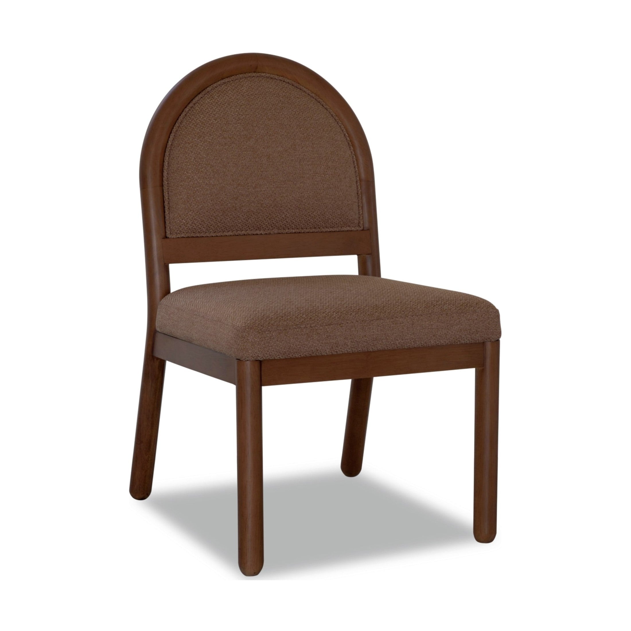 Astor Upholstered Arc Back Dining Chair – Claystone