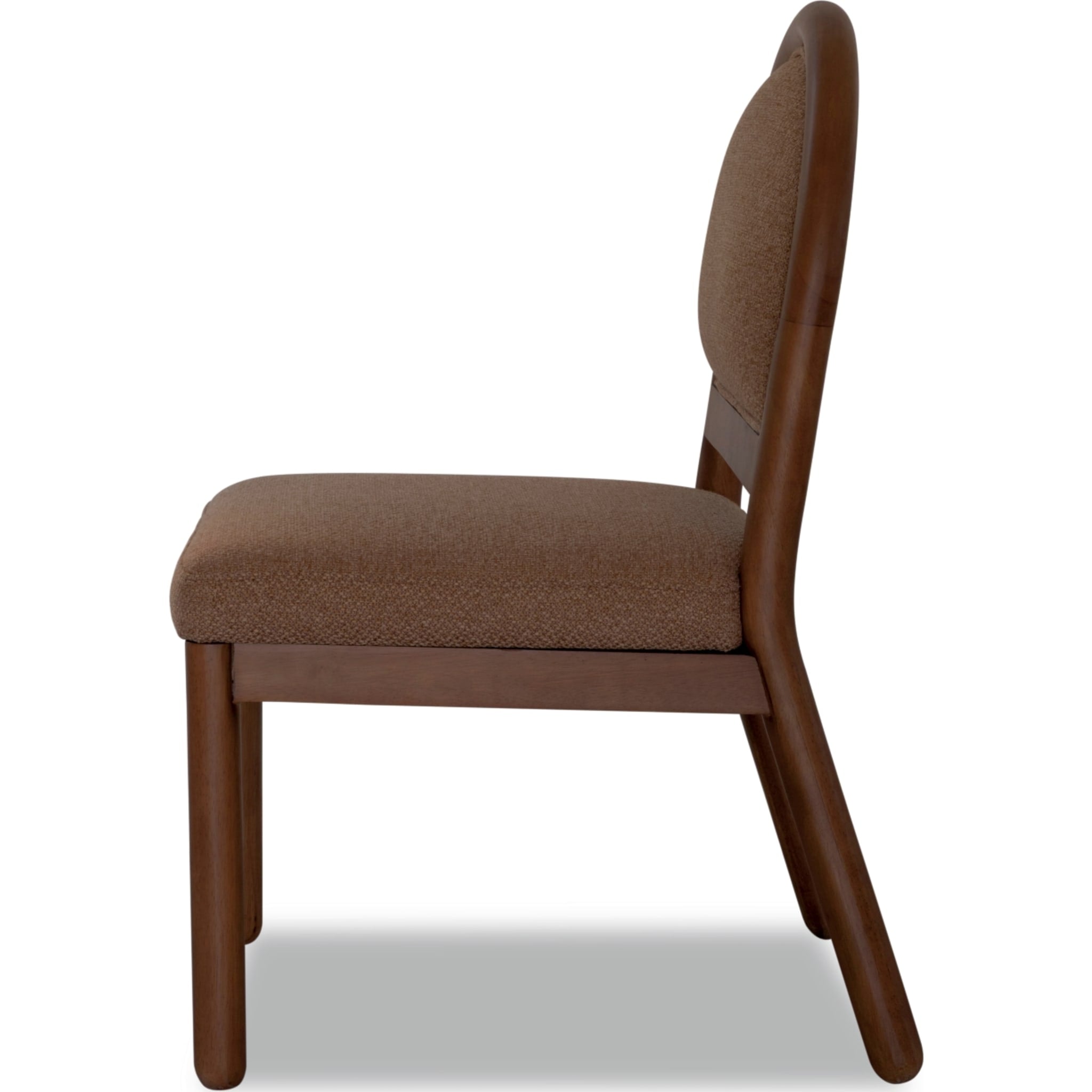 Astor Upholstered Arc Back Dining Chair – Claystone