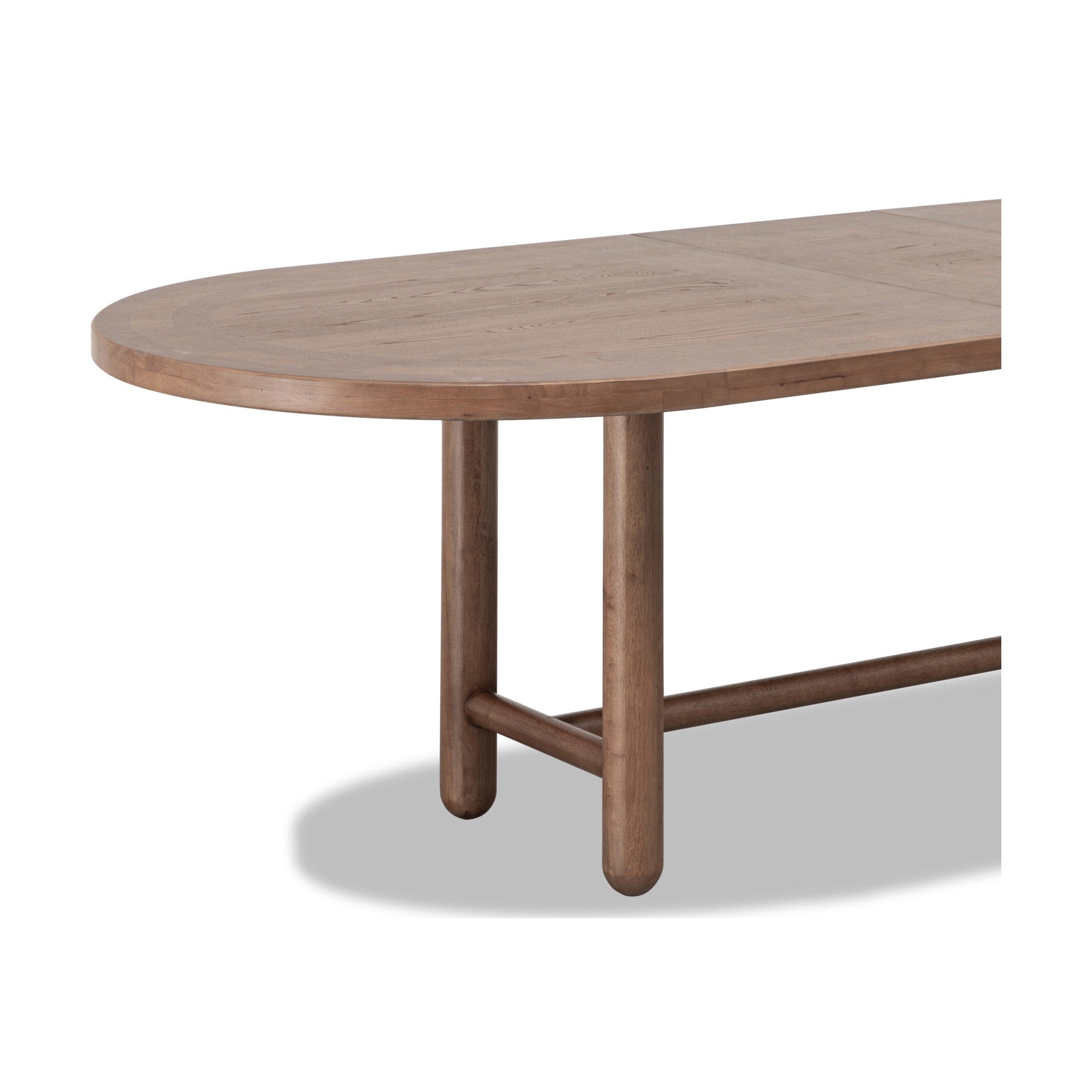 Astor Oval Extendable Dining Table – Claystone Finish