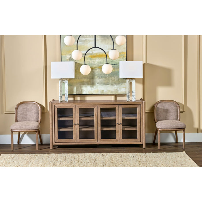 Astor 4 Door Sideboard – Claystone