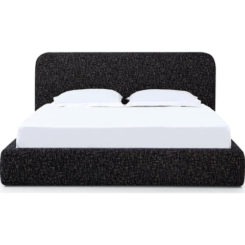 Elora Upholstered Platform Bed – Soft Chenille Fabric