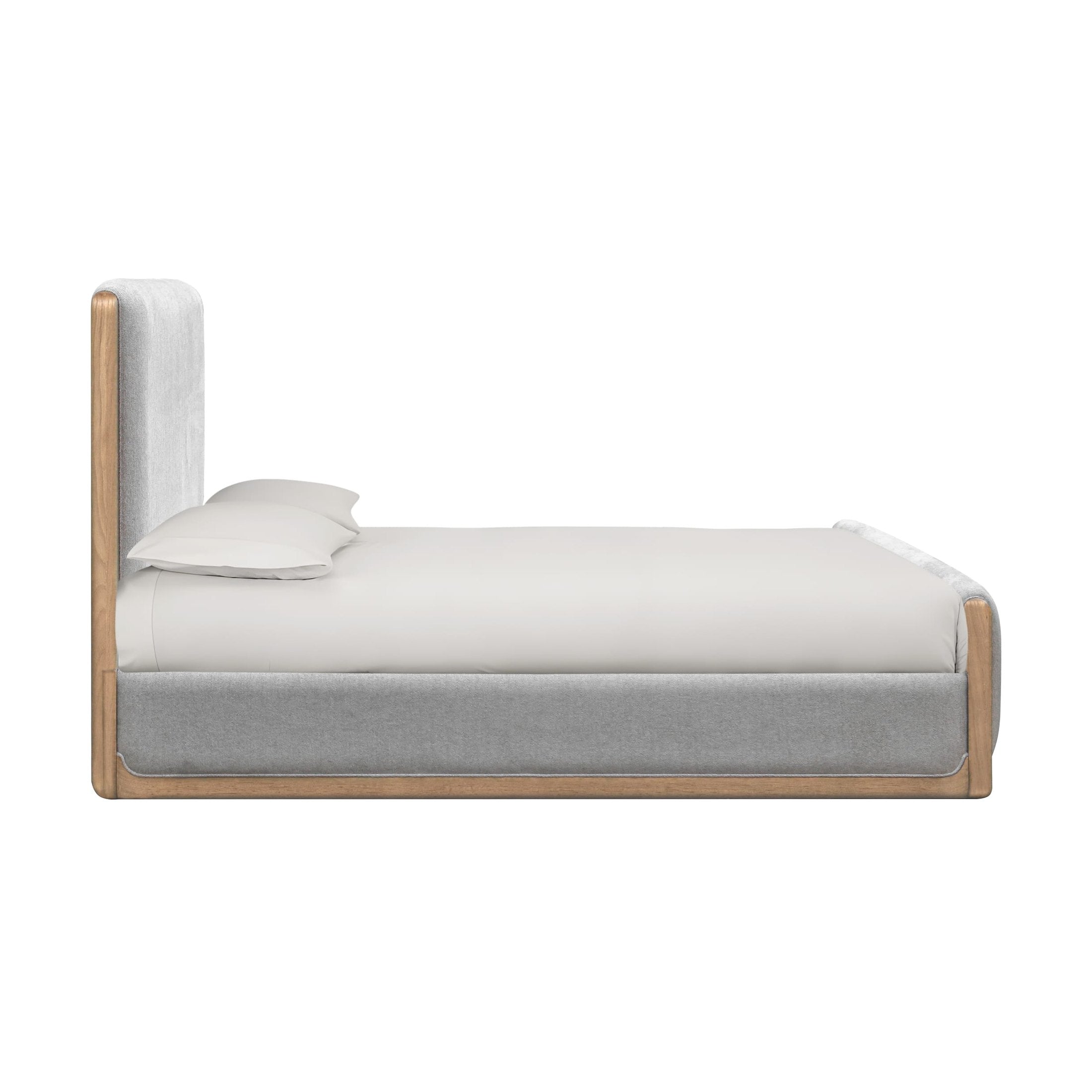 Hollis Upholstered Panel Bed – Cabin Glow