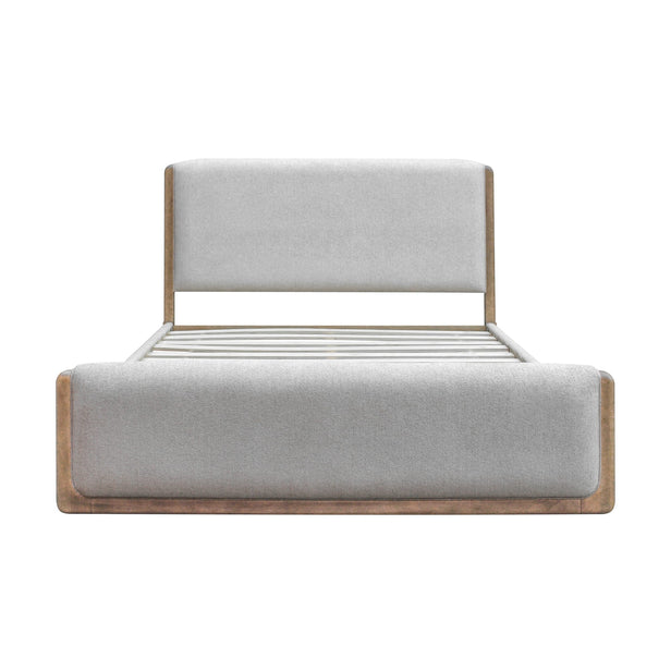 Hollis Upholstered Panel Bed – Cabin Glow