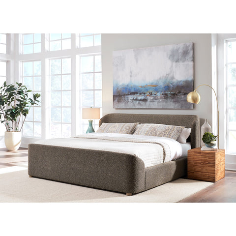 Kiki Upholstered Platform Bed – Wrapped Upholstery & Plush Comfort