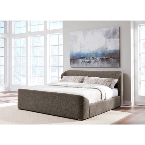 Kiki Upholstered Platform Bed – Wrapped Upholstery & Plush Comfort