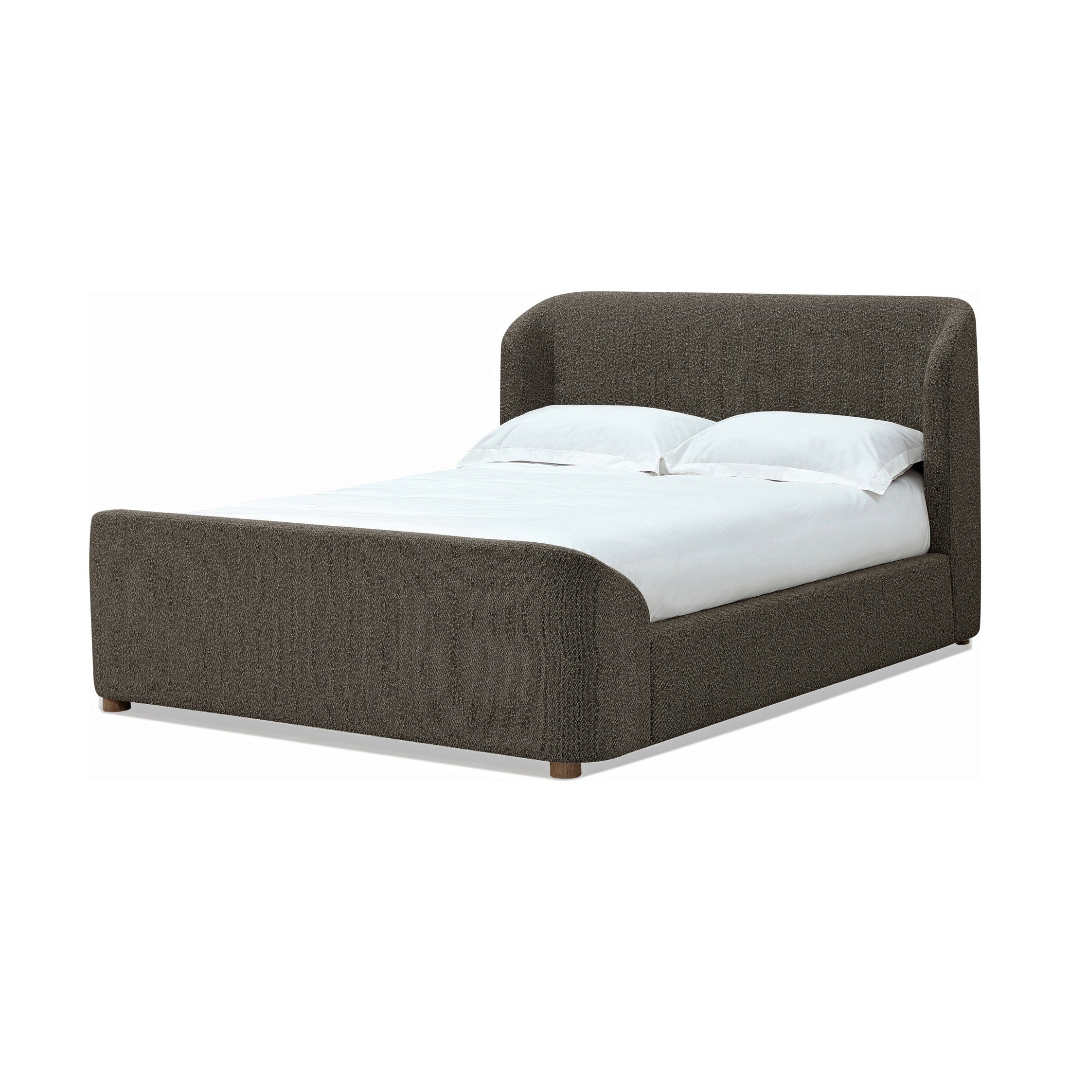 Kiki Upholstered Platform Bed – Wrapped Upholstery & Plush Comfort