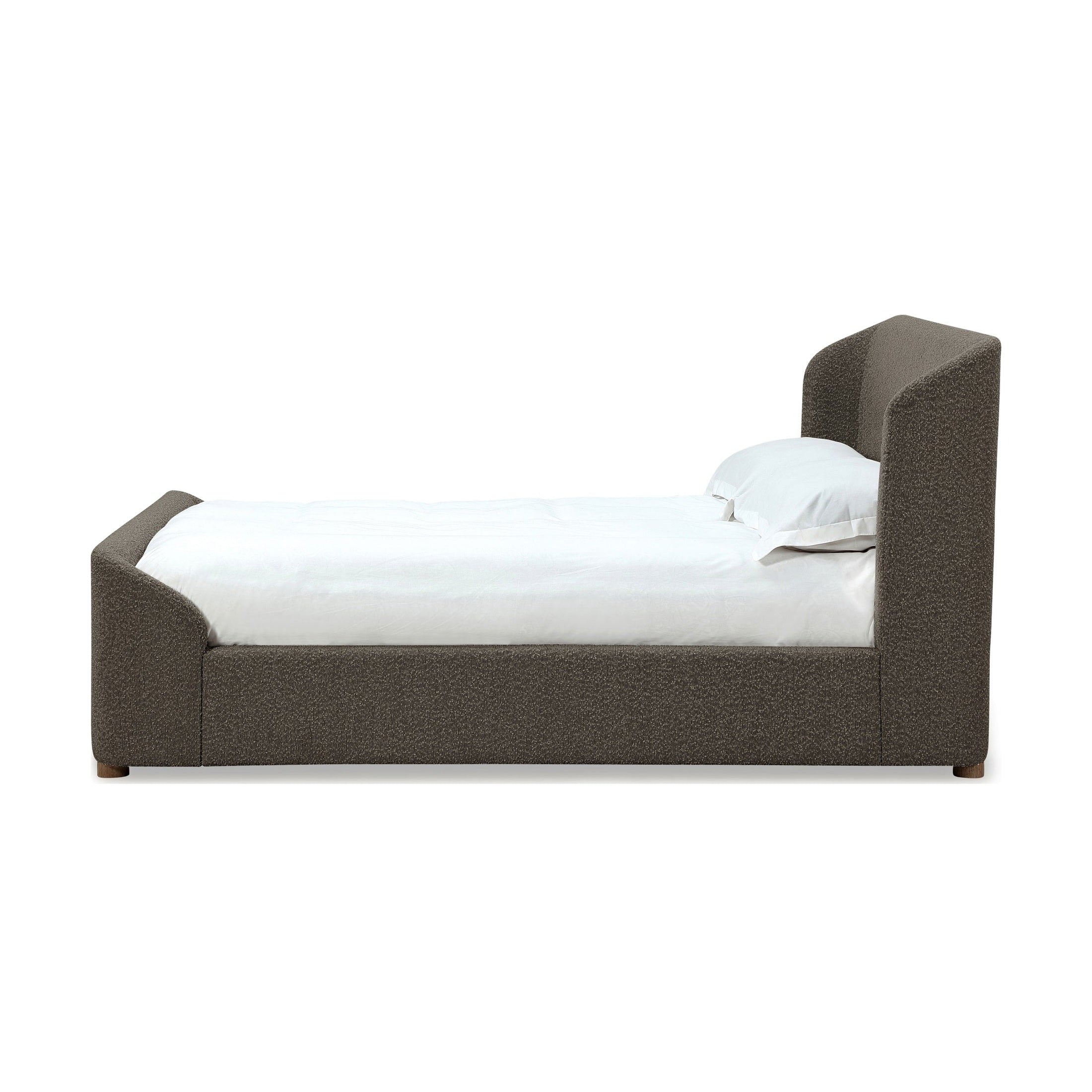 Kiki Upholstered Platform Bed – Wrapped Upholstery & Plush Comfort