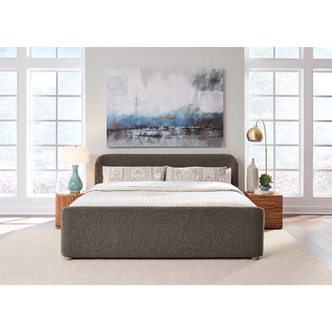 Kiki Upholstered Platform Bed – Wrapped Upholstery & Plush Comfort