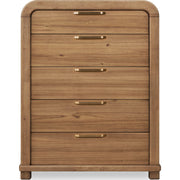 Kione Modern 5 Drawer Acacia Wood Chest – Lioness