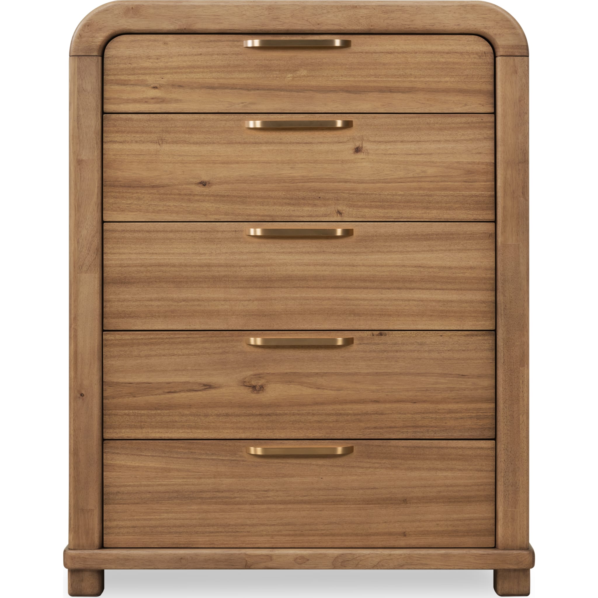 Kione Modern 5 Drawer Acacia Wood Chest – Lioness