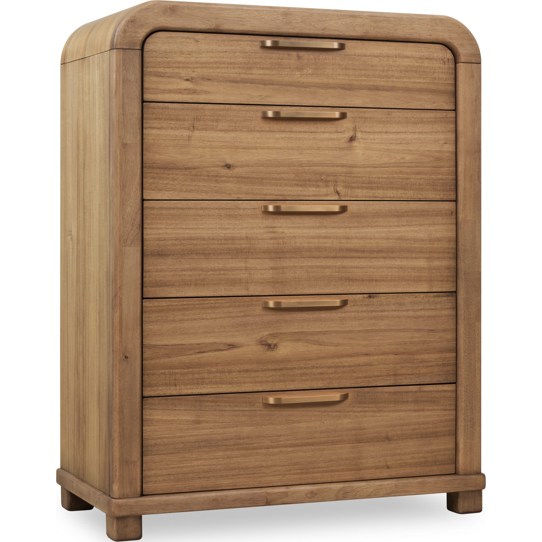 Kione Modern 5 Drawer Acacia Wood Chest – Lioness