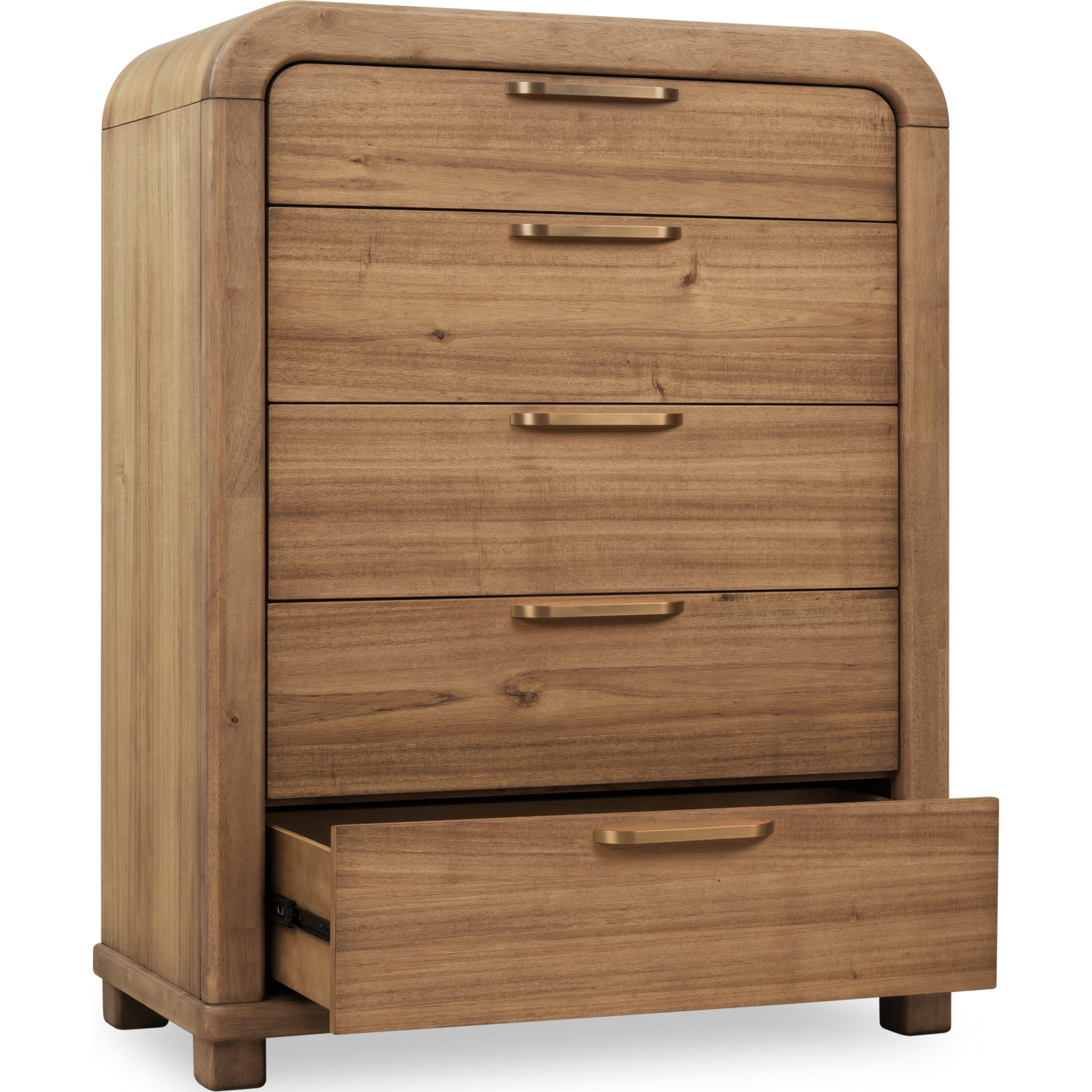 Kione Modern 5 Drawer Acacia Wood Chest – Lioness