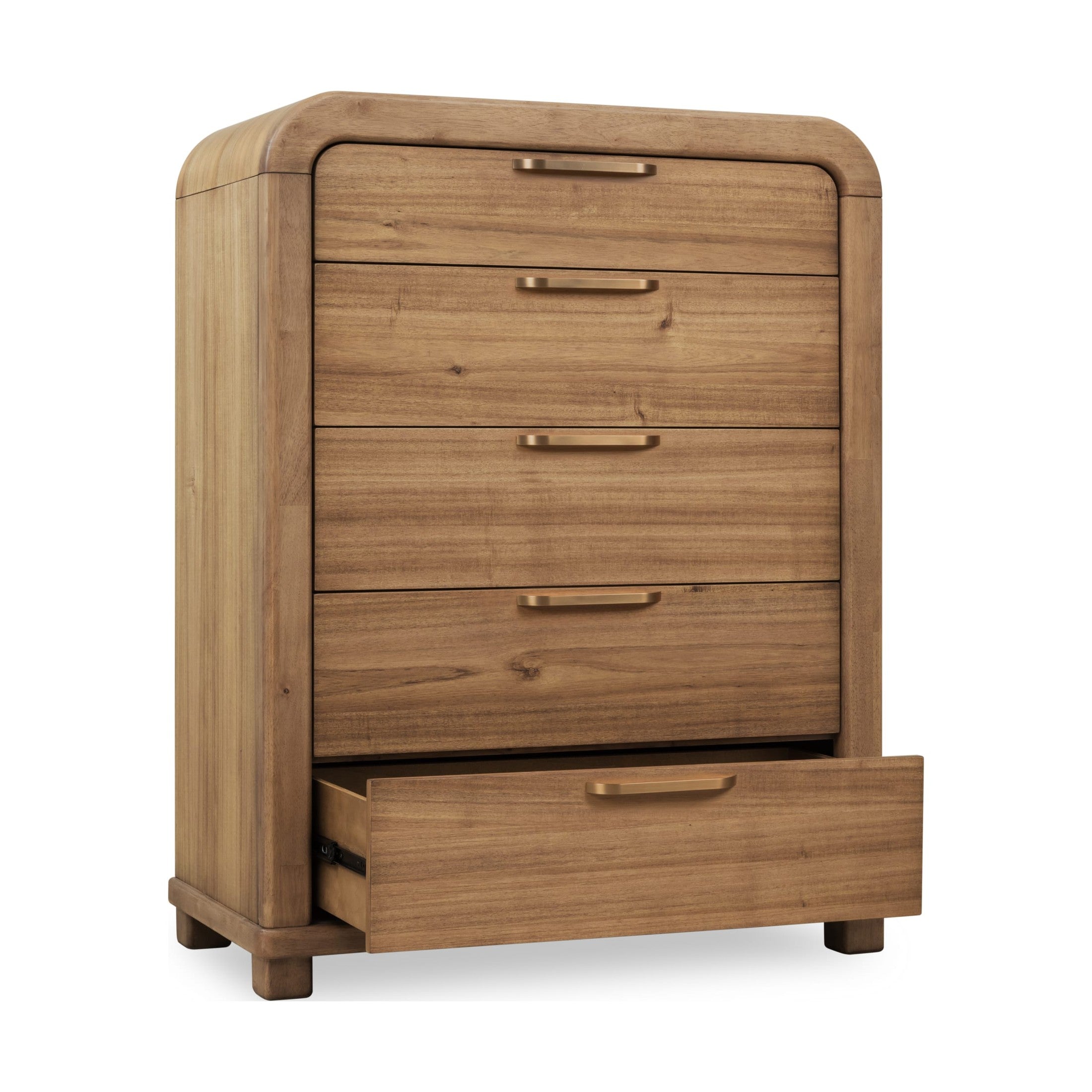 Kione Modern 5 Drawer Acacia Wood Chest – Lioness