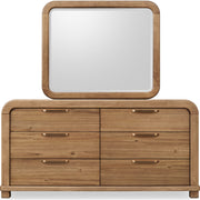 Kione Modern 6 Drawer Acacia Wood Dresser – Lioness