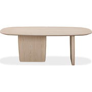 Liv Oval Dining Table – White Sand