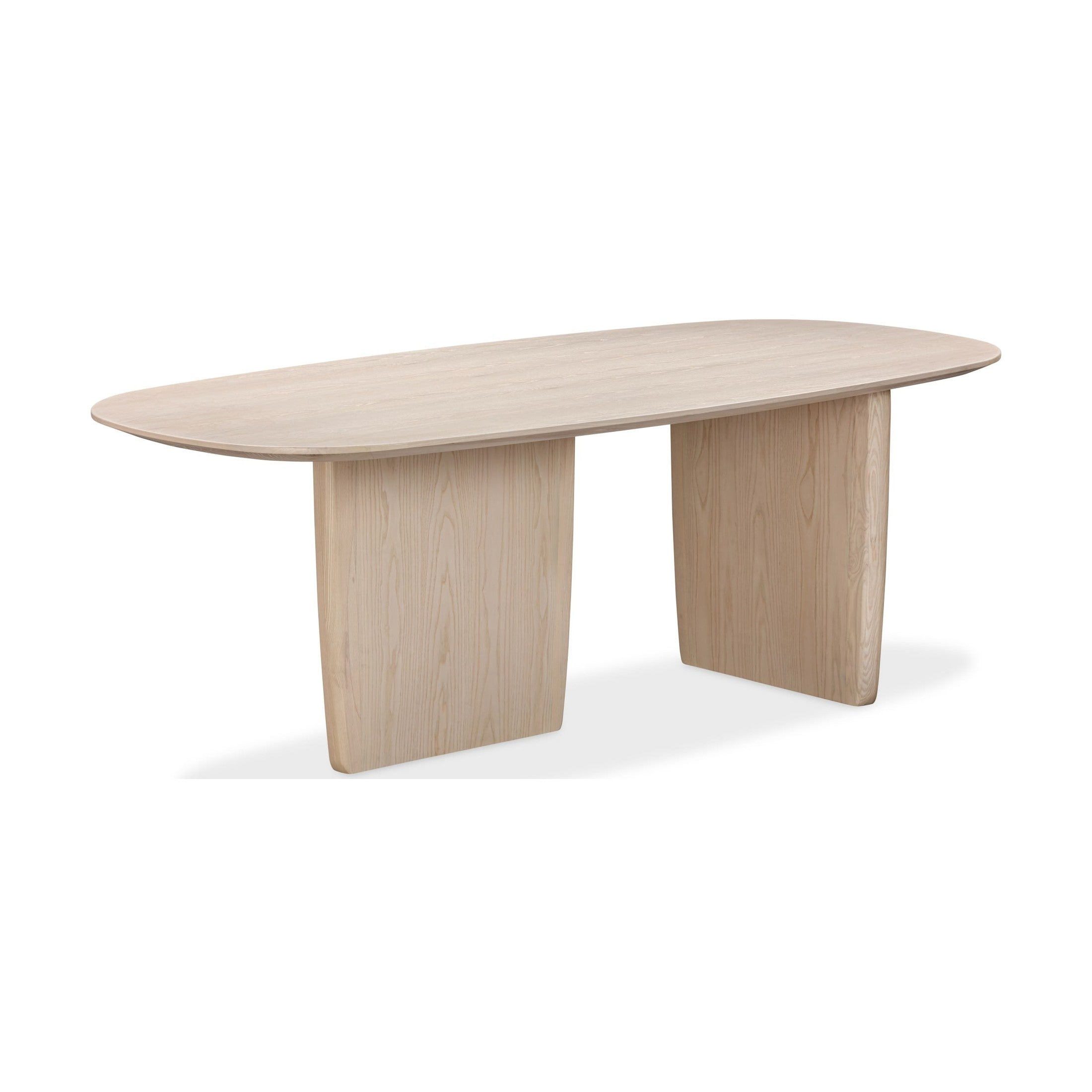 Liv Oval Dining Table – White Sand