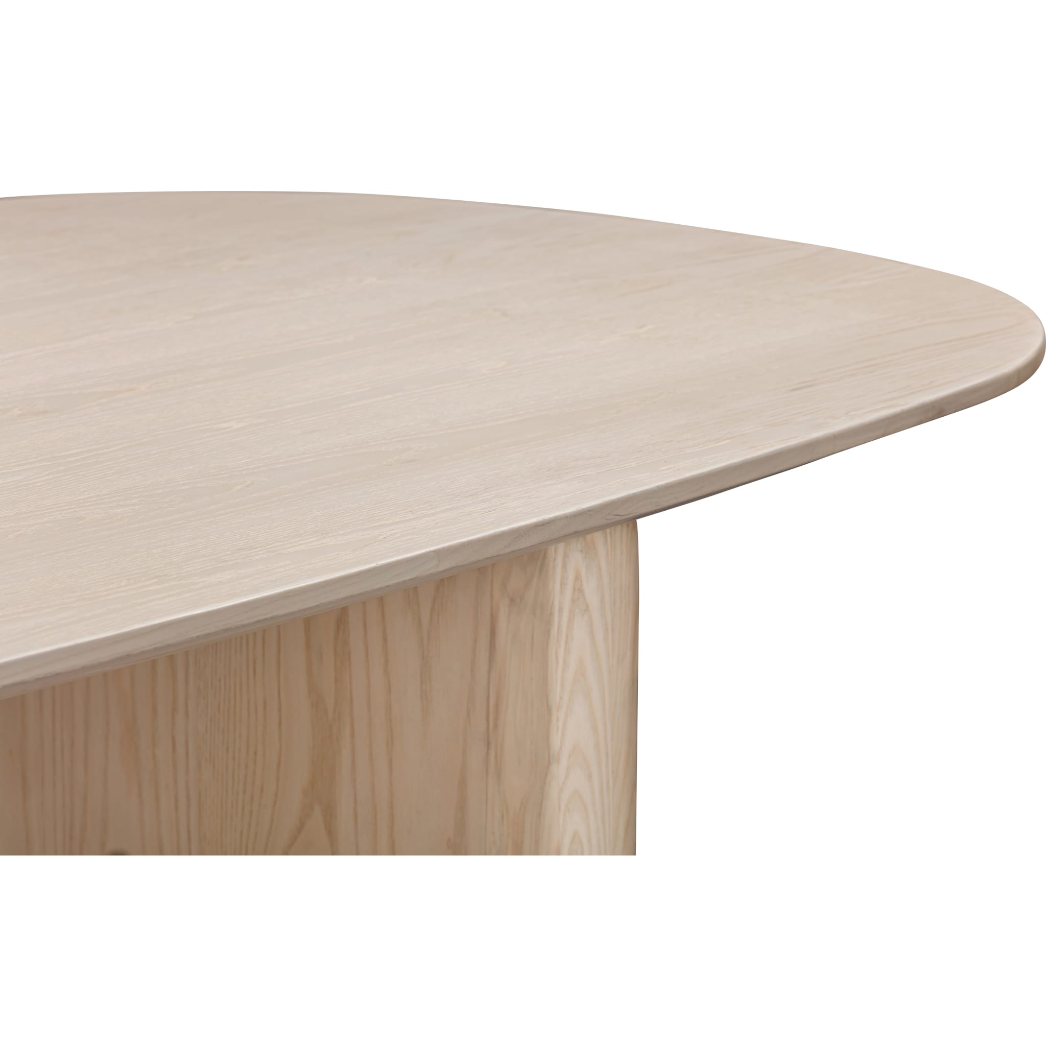 Liv Oval Dining Table – White Sand