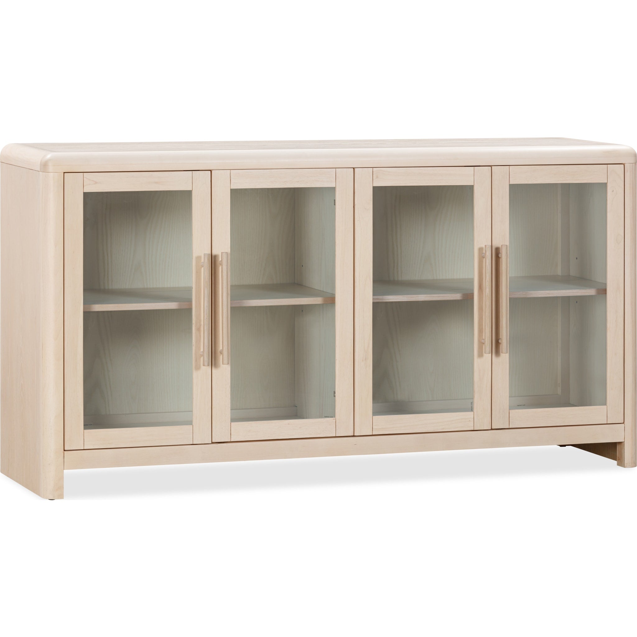 Liv Glass Door Sideboard – White Sand