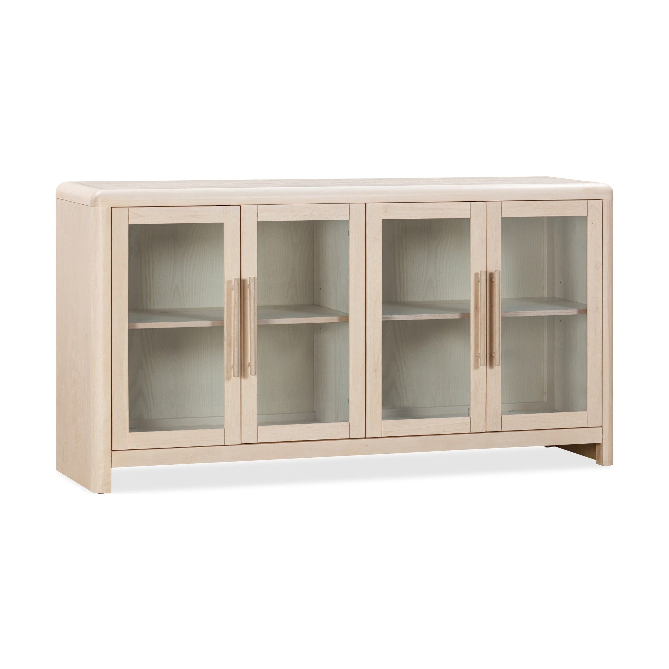 Liv Glass Door Sideboard – White Sand