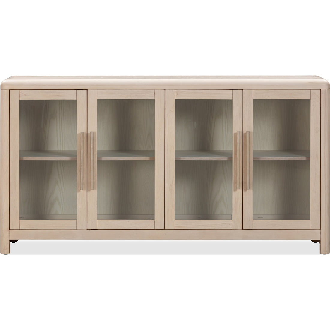 Liv Glass Door Sideboard – White Sand